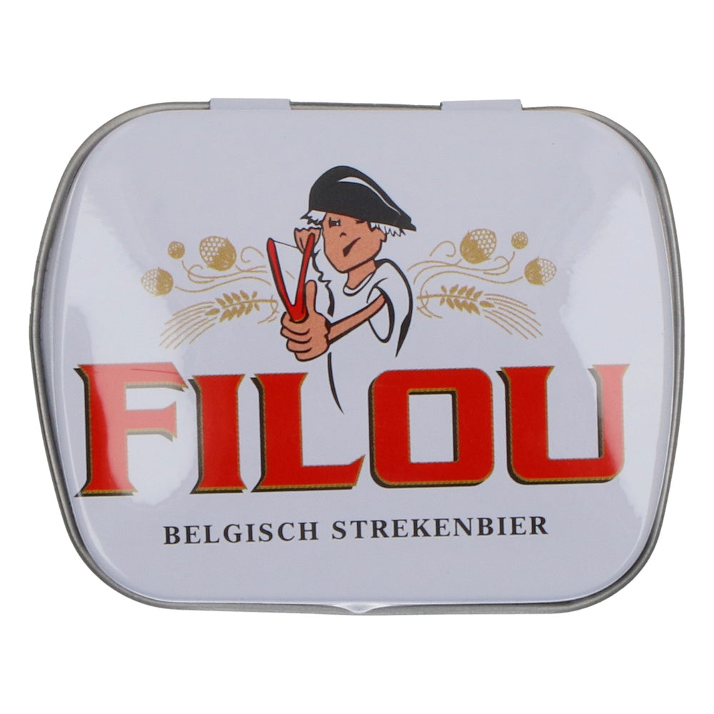Bonbons à la menthe Filou Bier, boîte métallique