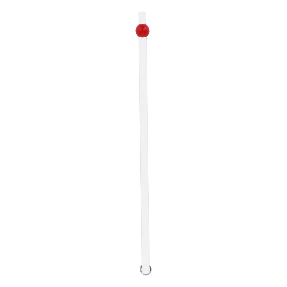 Finlandia Vodka Stirrer Agitateur transparent Tête rouge Accessoires de bar