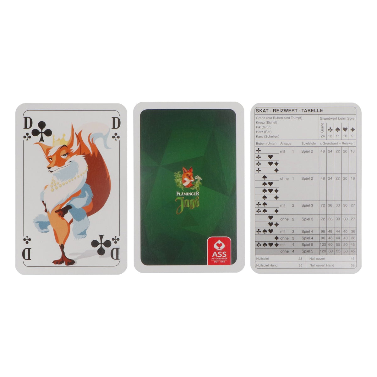 Liqueur de chasse du Flaming Jeu de cartes Skat Jeu de société Cartes à jouer – Vue 3