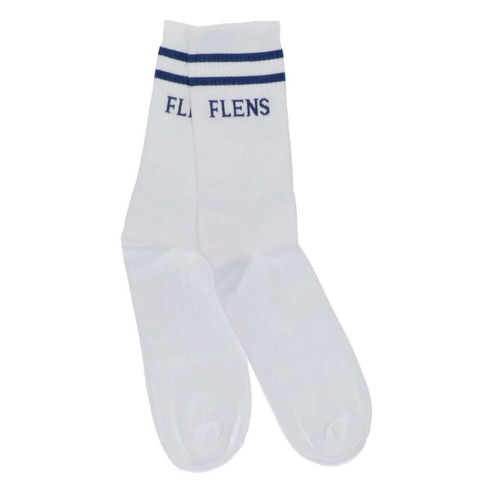 Chaussettes Flensburger Bier Chaussettes en laine Chaussettes unisexes « Flens » Blanc
