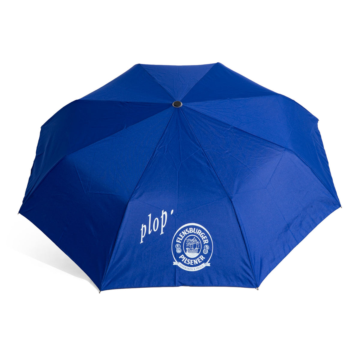Parapluie pliant automatique bleu Flensburger Pilsener – Vue 4