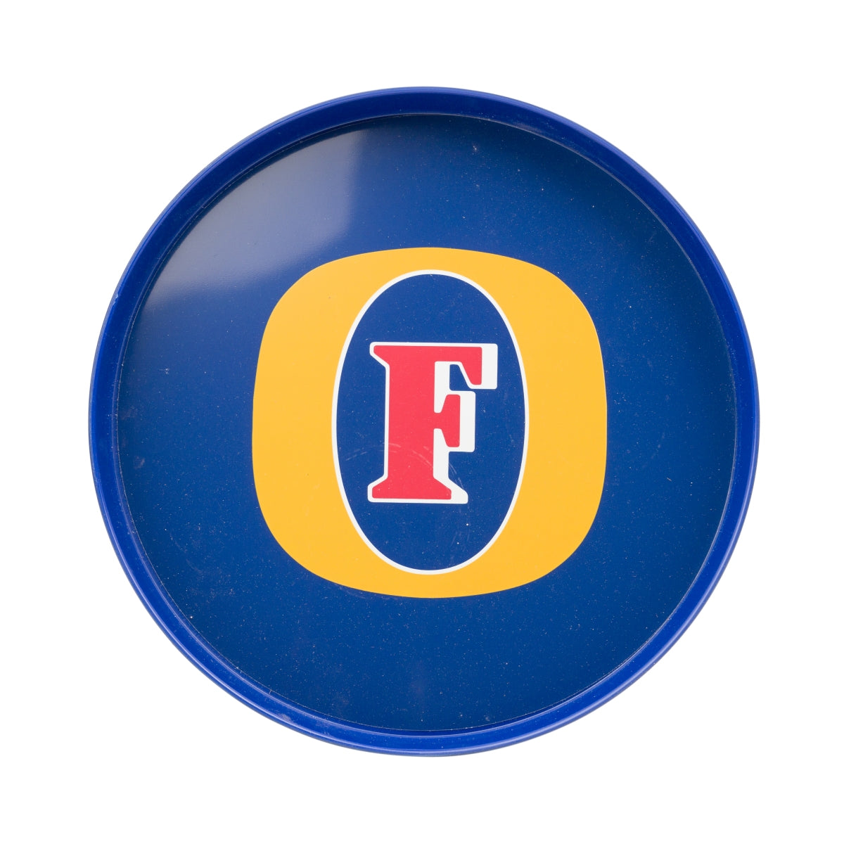 Plateau à bière Fosters 28 cm bleu Verres antidérapants Serveur Gastro Petit-déjeuner Verre