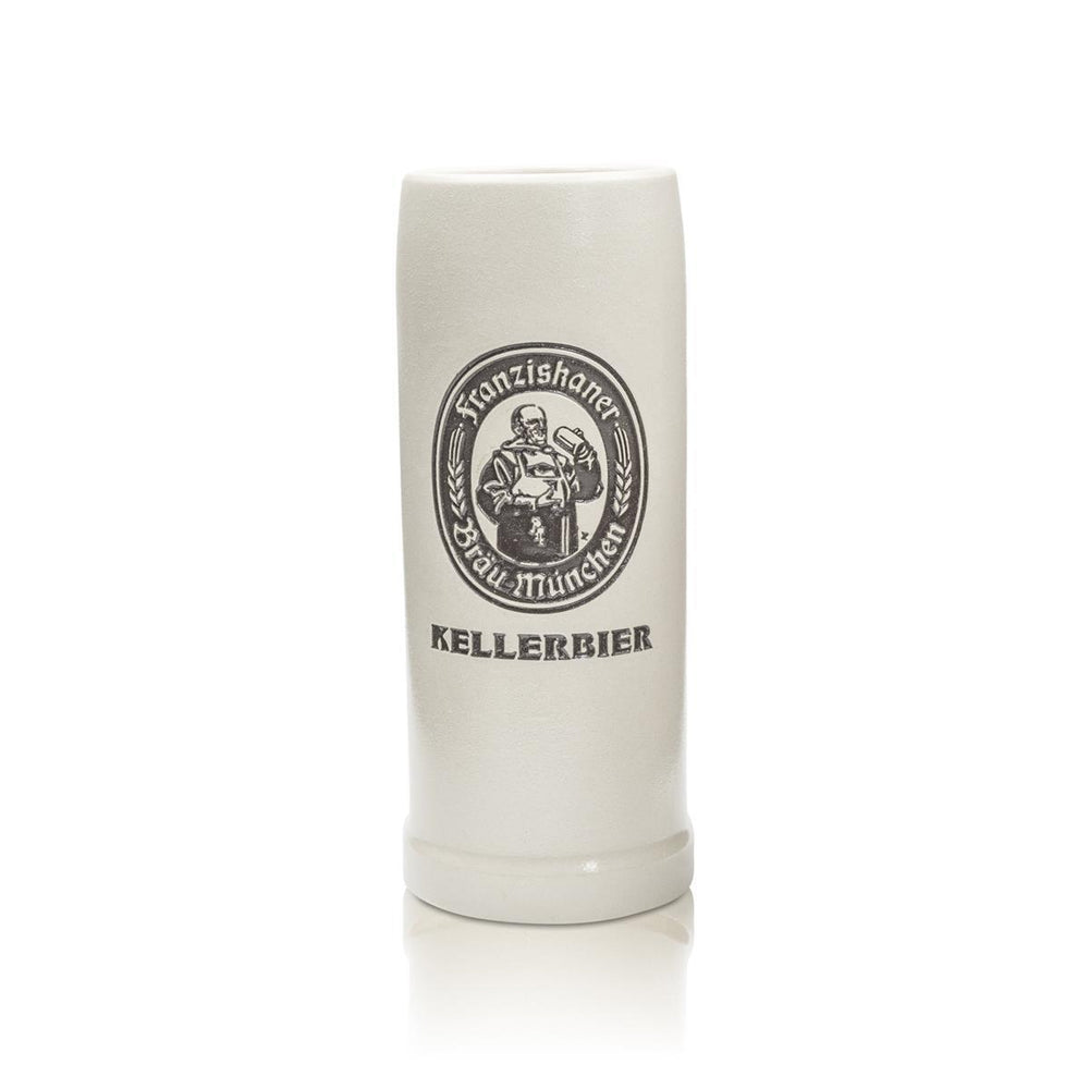 Bière Franziskaner Kellerbier Chope à bière Humpen en grès 0,5 l Chope de collection