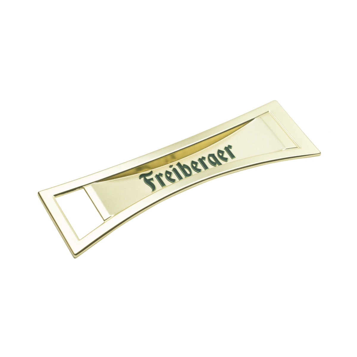 Ouvre-bouteille pour bière Freiberger, décapsuleur, levier d'ouverture, doré, DGD