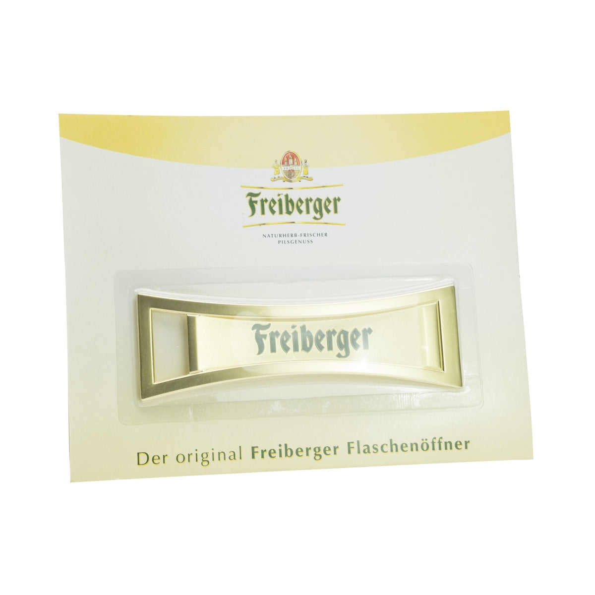 Ouvre-bouteille pour bière Freiberger, décapsuleur, levier d'ouverture, doré, DGD – Vue 2