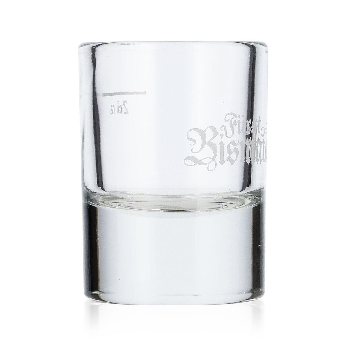 Verre à schnaps « Fürst Bismarck » 2 cl, avec une moustache gravée au fond du verre, verre à shot, verre à schnaps – Vue 2