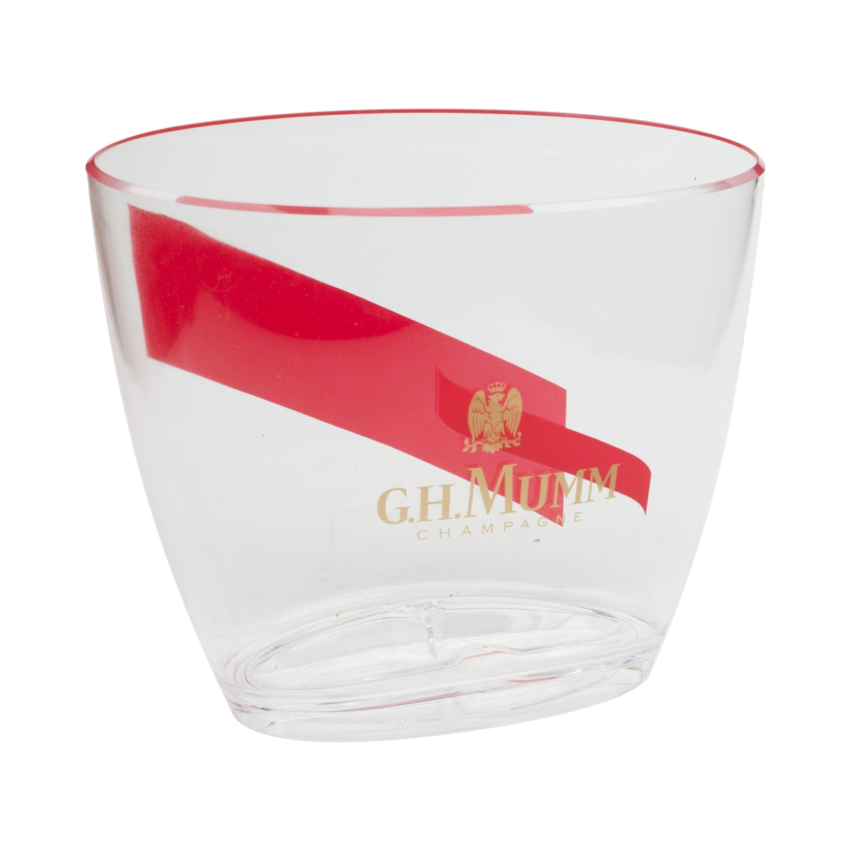 G.H. Mumm Champagne Refroidisseur de bouteille Refroidisseur transparent 5 l « Nice-Bucket »