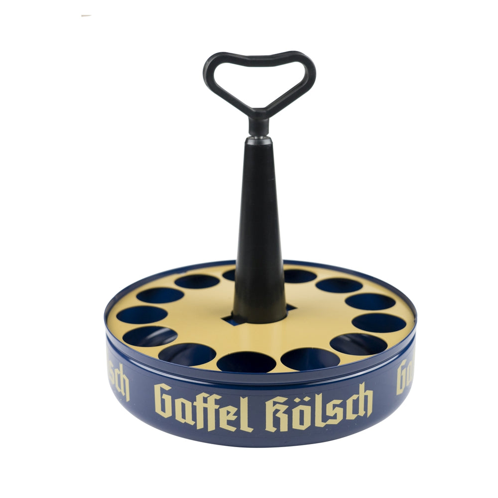 Porte-verres à bière Gaffel Kölsch, grand modèle pour 11 verres Ø 5,6 cm, pour bar
