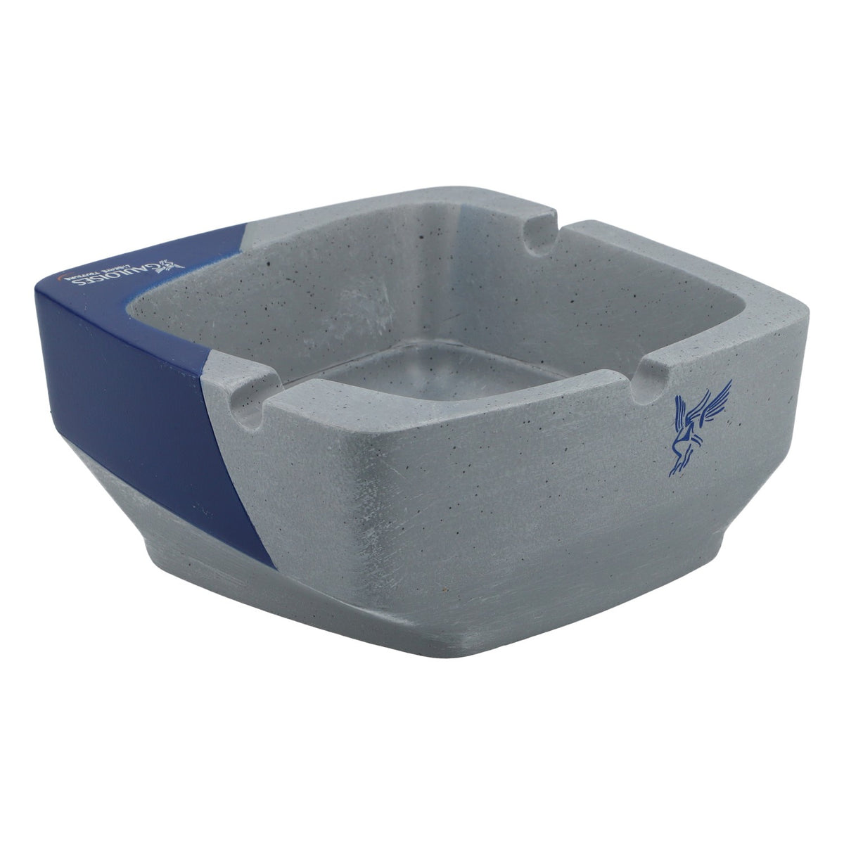 Cendrier en céramique Gauloises, gris et bleu, nouveau modèle, cendrier de marque élégant – Vue 2