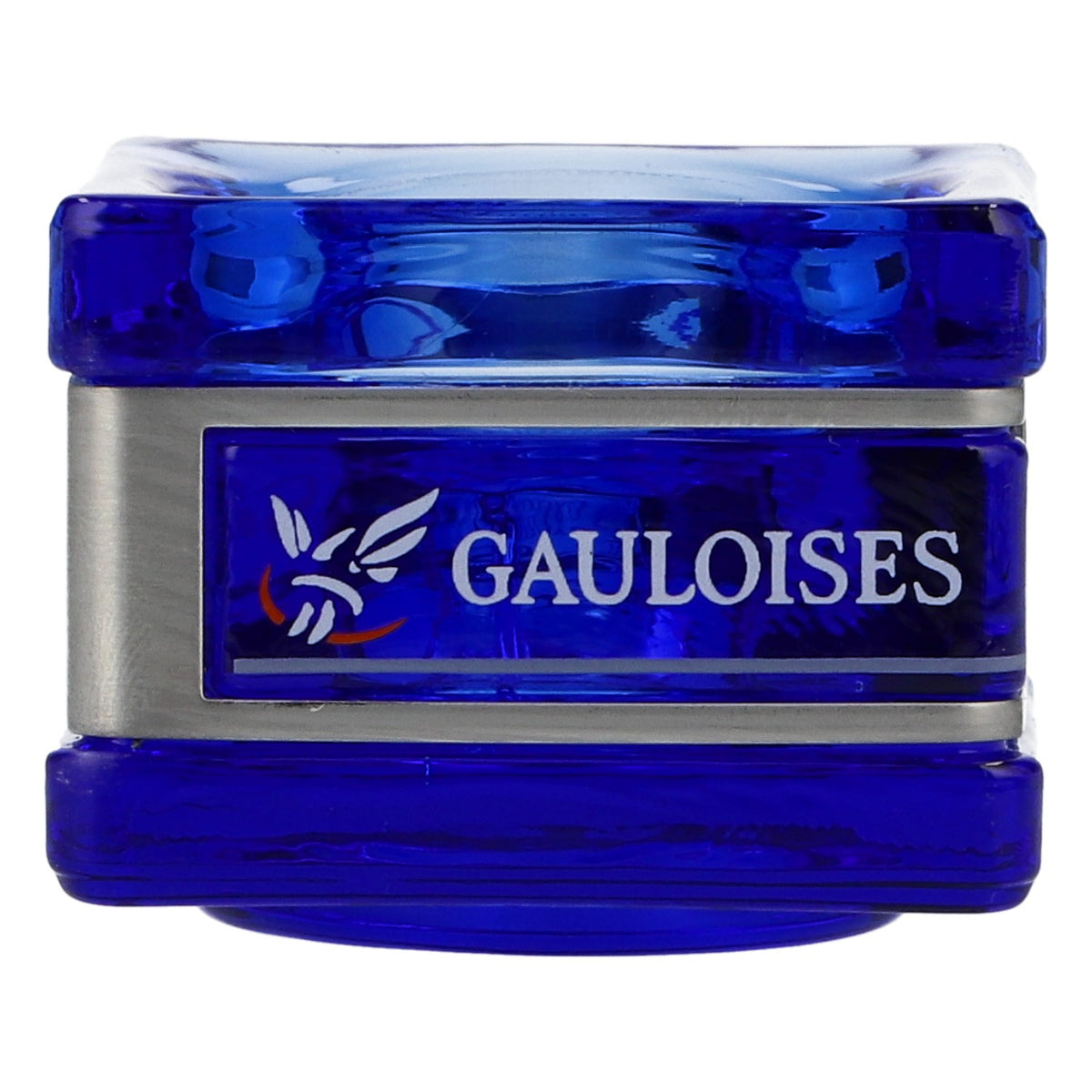 Photophore Gauloises en verre bleu 5 x 5 x 4 cm, objet de collection et de décoration – Vue 4