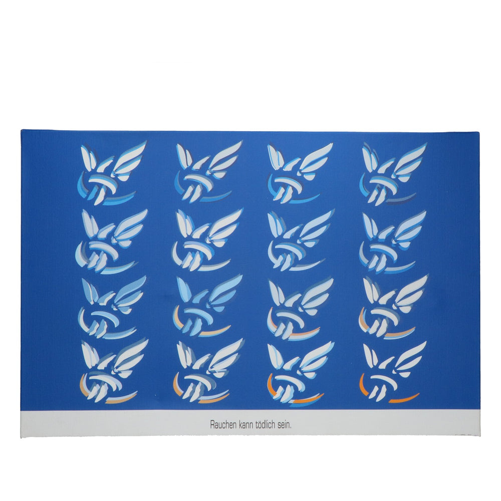 Tableau mural Gauloises sur toile, décor cigarettes, 60 x 40 cm, cadre en bois