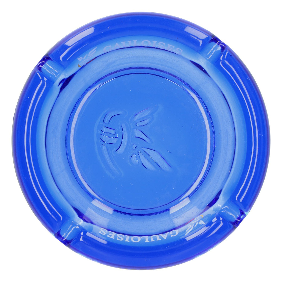 Gauloises Cendrier à cigarettes Bleu Verre Petit 10,5 cm Accessoires pour fumeurs Smoke – Vue 3