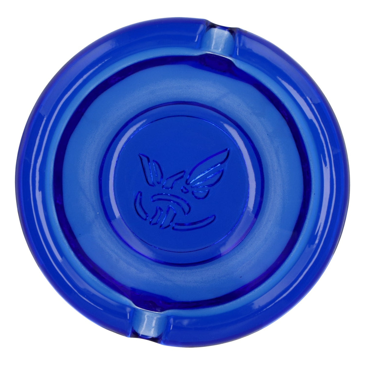 Cendrier rond bleu pour cigarettes Gauloises – Vue 3
