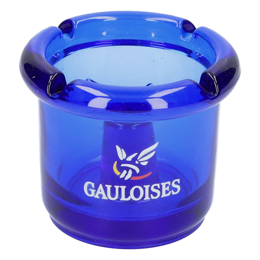 Cendrier pour cigarettes Gauloises Cendrier à vent Bleu Verre Accessoires pour fumeurs Smoking
