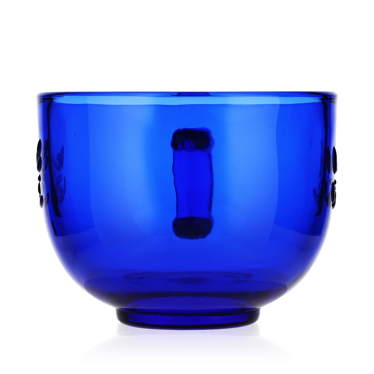 Tasse à café en verre Gauloises 0,4 l, modèle bleu – Vue 3