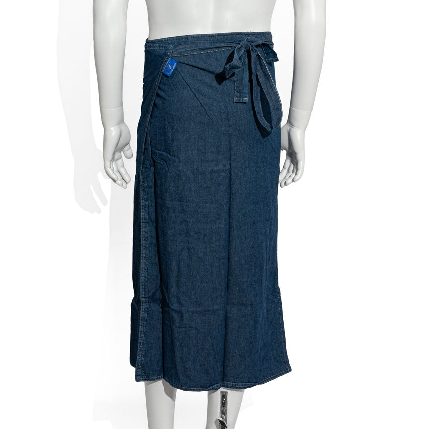 Gauloises cigarettes Serveur Tablier de bistrot en jean Taille M bleu – Vue 3