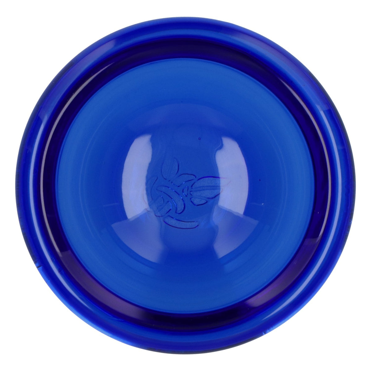 Porte-bougie en verre MINI Gauloises, inscription ronde bleue – Vue 3