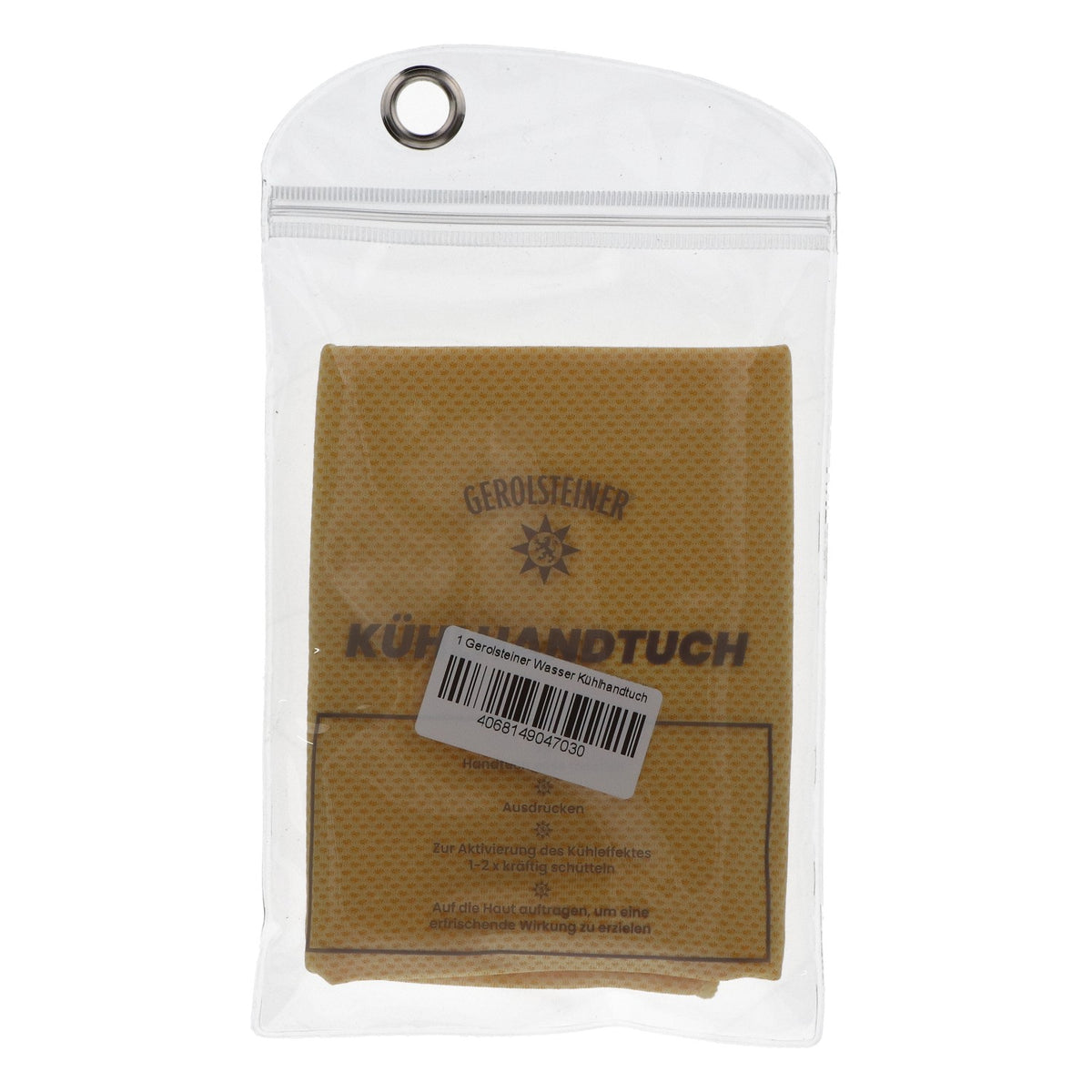 Serviette rafraîchissante Gerolsteiner jaune Bar Towel Towel Gastro – Vue 3