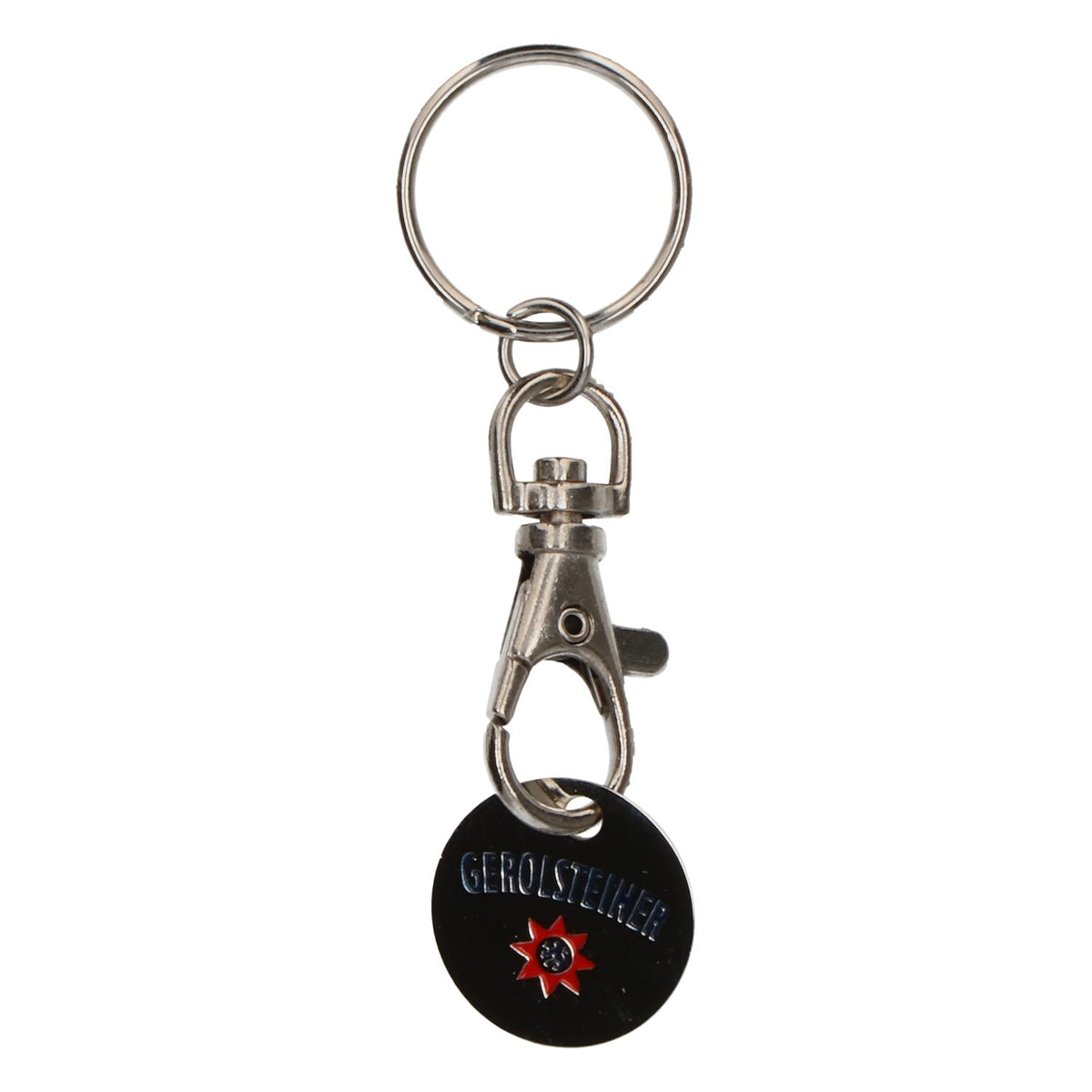Porte-clés Gerolsteiner, pendentif en métal, neuf, argenté – Vue 3