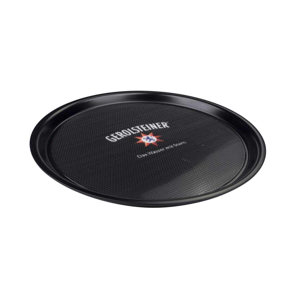 Plateau Gerolsteiner  Ø37cm Anti-dérapant Verres noirs Service traiteur – Vue 2