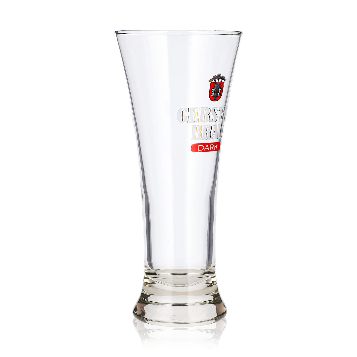 Verre à bière Gerstel Bräu 0,32 l, type long drink, logo rouge, Dark Durabor – Vue 2