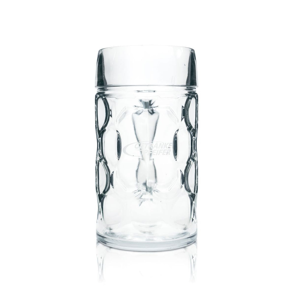 Verres à boire Verre à bière Pfeifer 1 l Chope calibrée Verres profilés Seidel Chope à bière calibrée Gastronomie