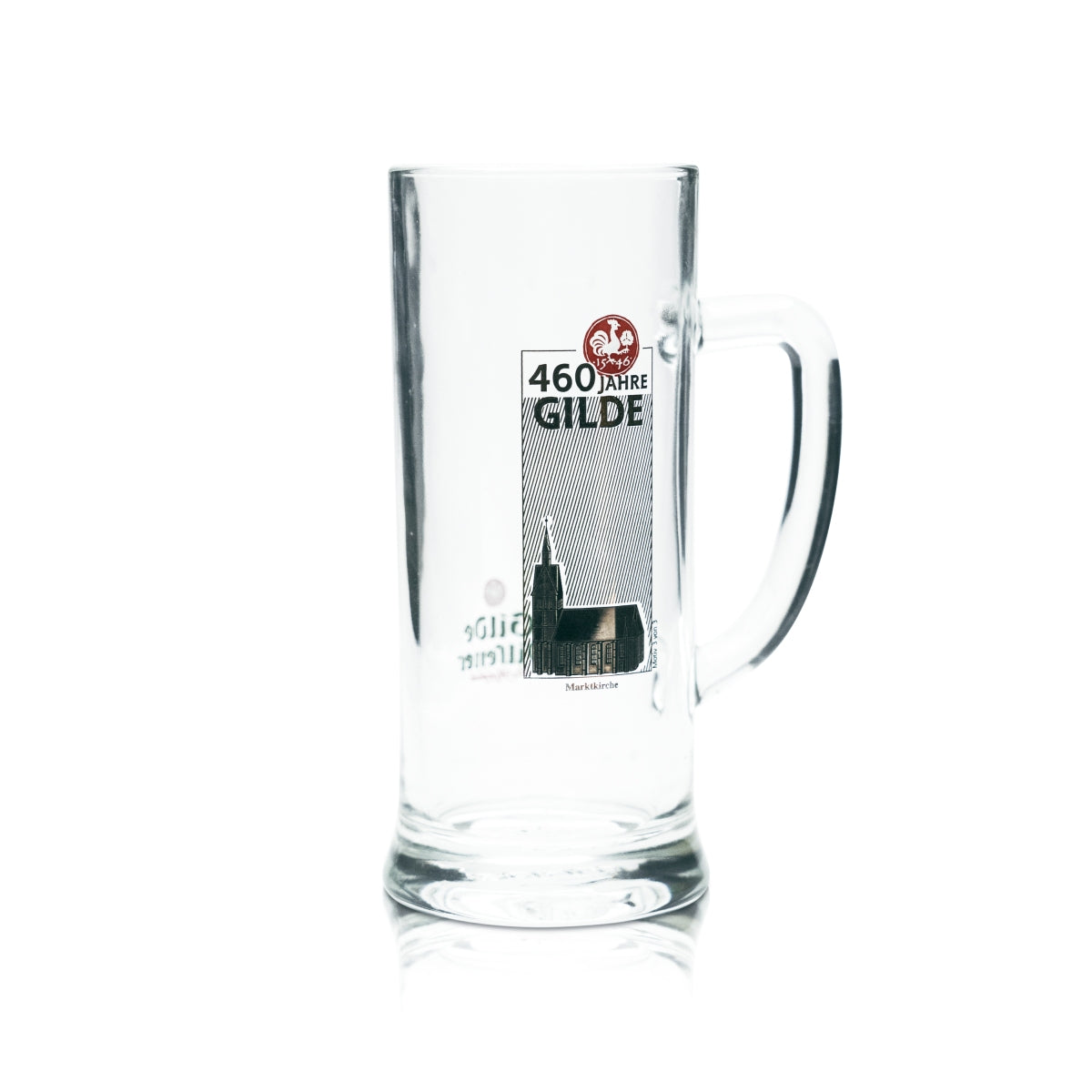 Verre à bière Gilden Pilsener 0,3 l, édition collector « 460 ans de la Marktkirche »