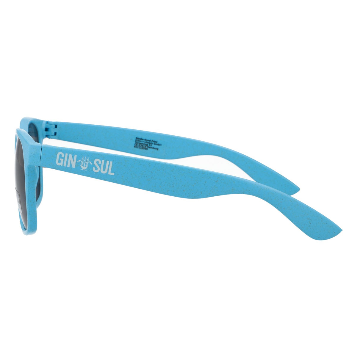 Lunettes de soleil Gin Sul Gin, neuves, en plastique, bleues – Vue 3