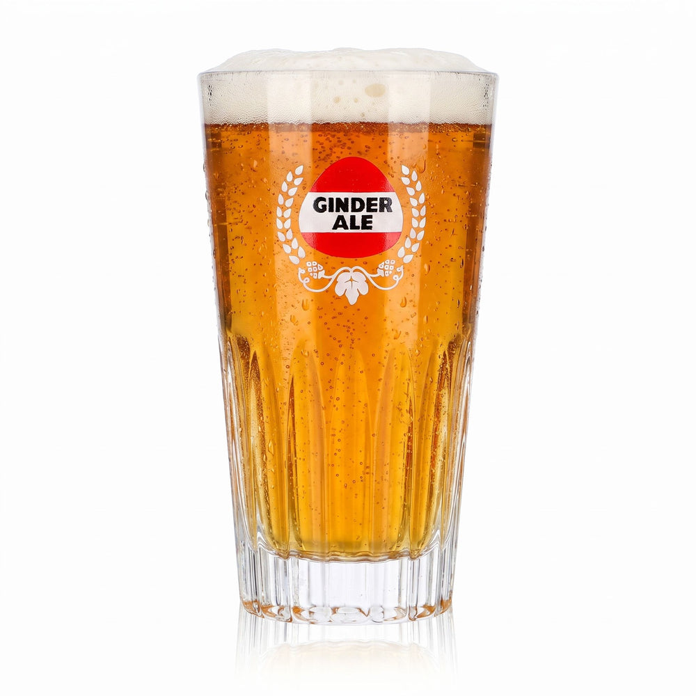 Verre à bière Ginder Ale, 0,31 l, avec motif en relief