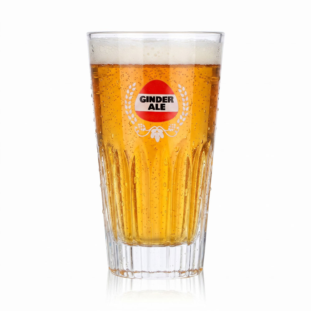 Verre à bière Ginder Ale, 0,37 l, avec relief