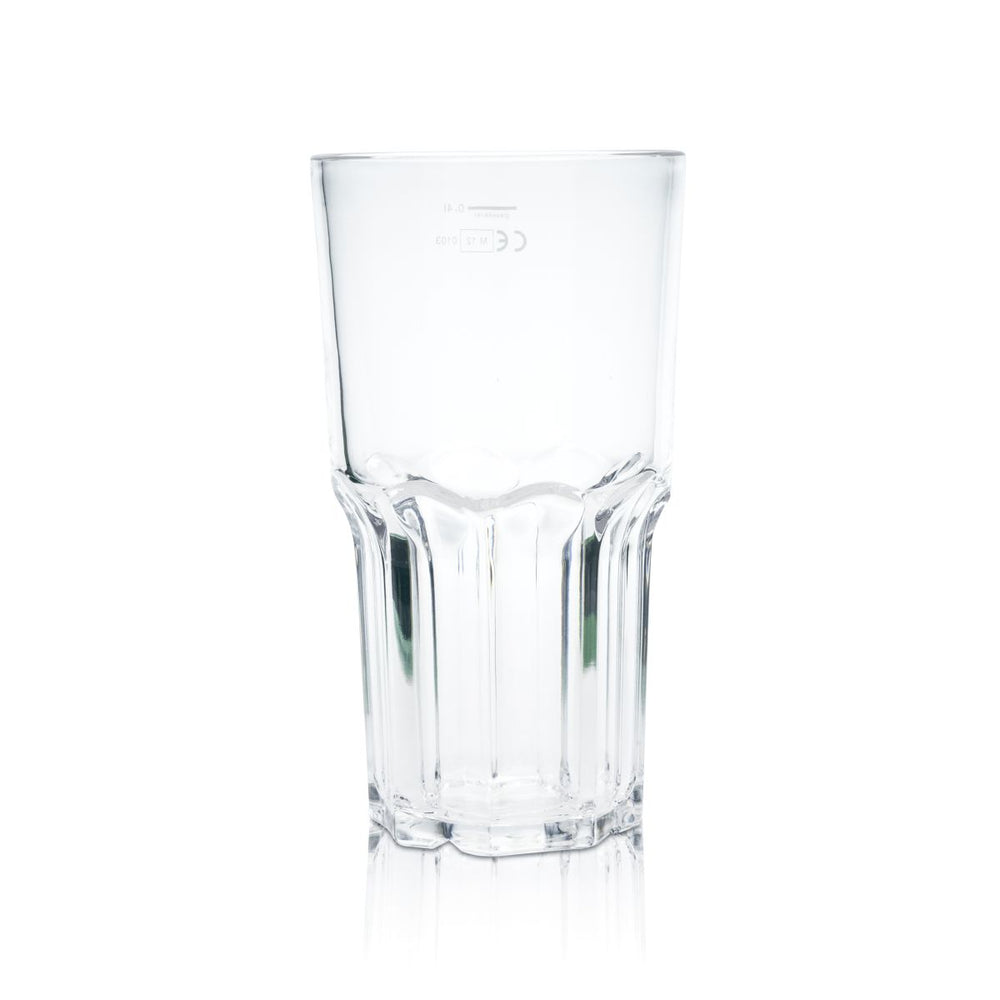 glass4ever Gobelet en verre 0,47l plastique réutilisable Verres incassables Universel