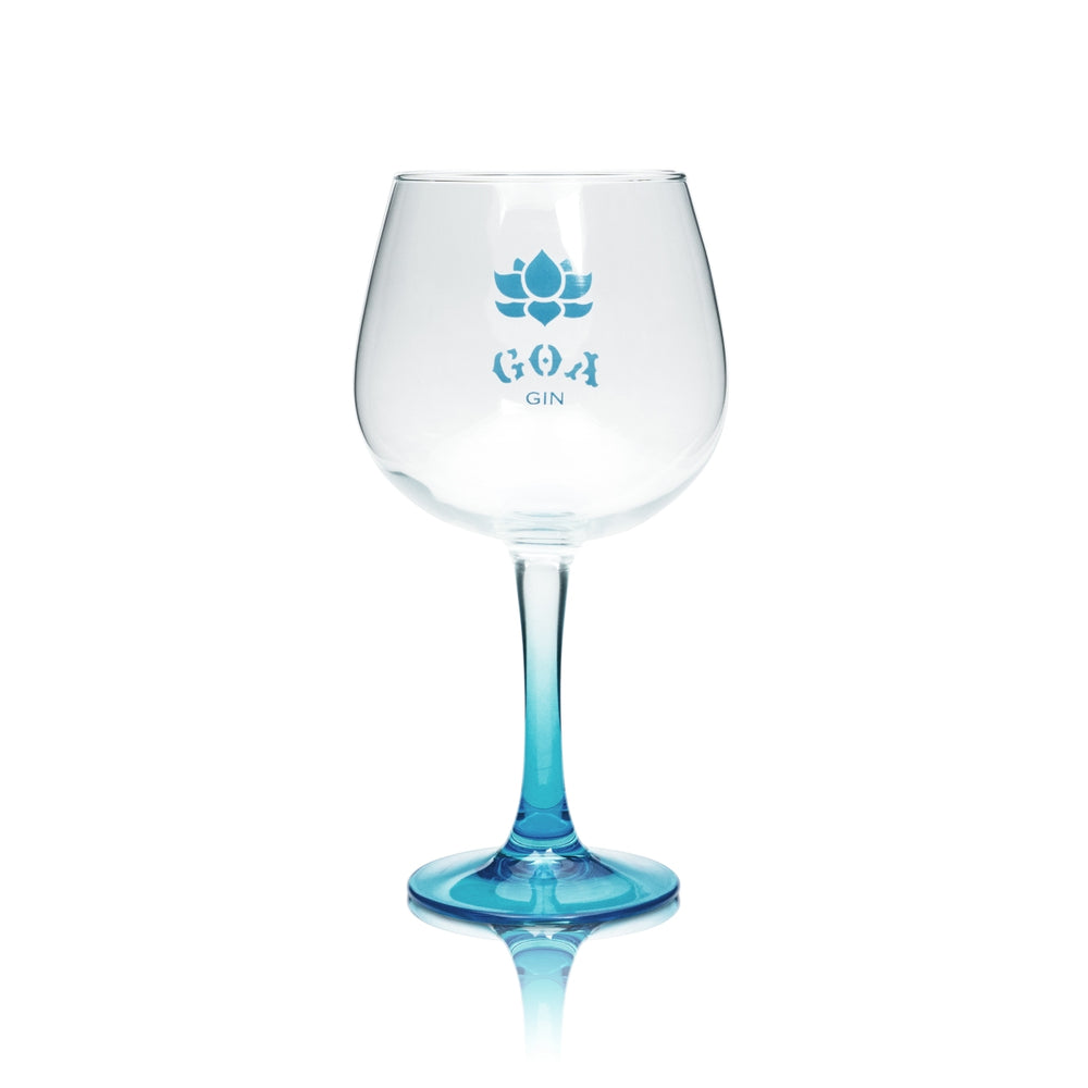 GOA Verre à gin Ballon Bleu Copa Verres à cocktail Tonic Longdrink Verre à pied bombé