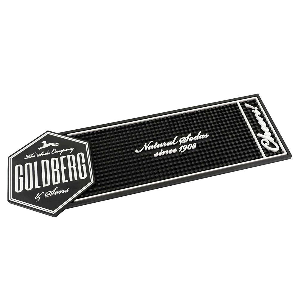 Goldberg Tapis de bar Runner Égouttoir antidérapant en caoutchouc pour bar gastronomique