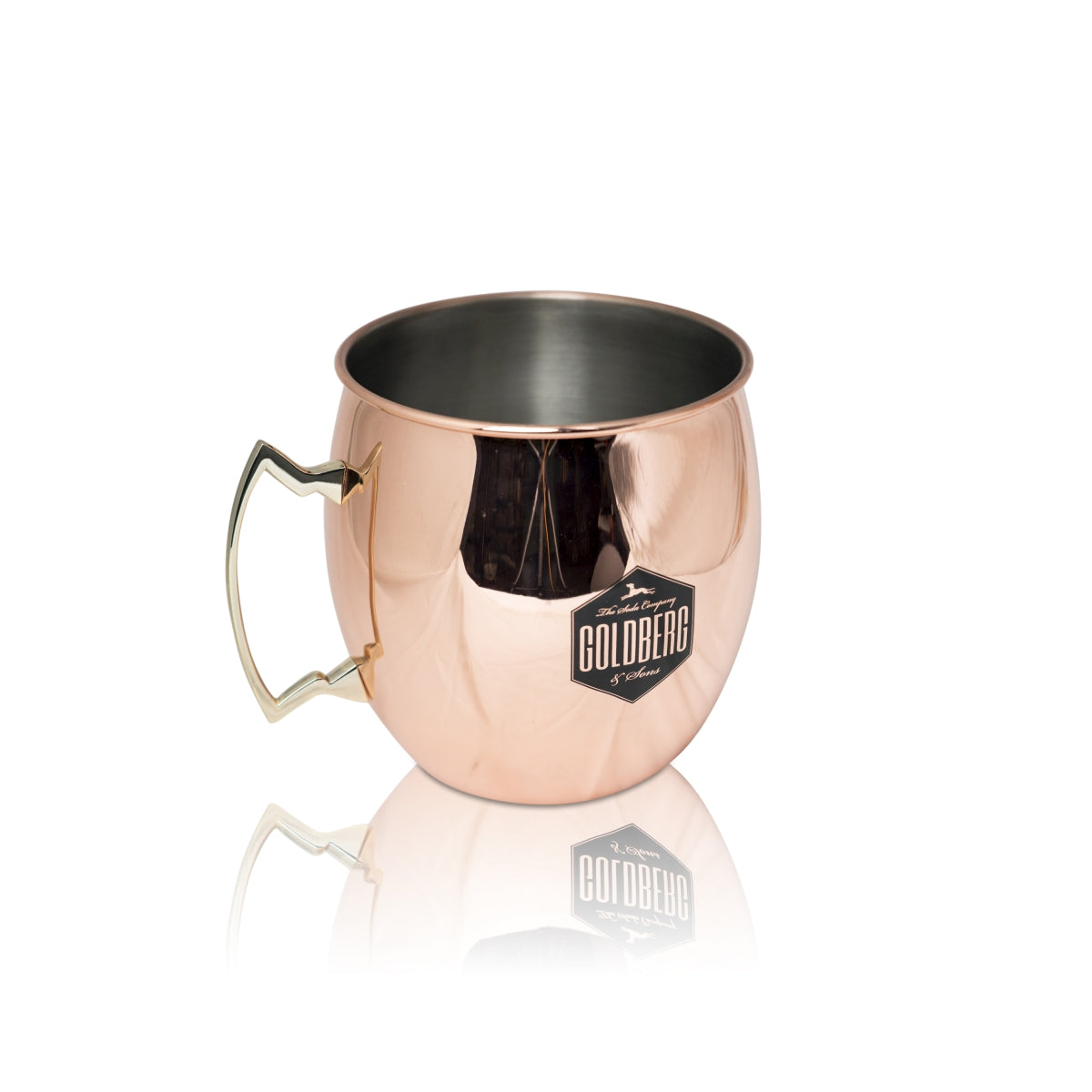 Tasse Goldberg 5 l Tasse en cuivre XL Tasse en acier inoxydable Copper Mug Verres à gin Moscow Mule – Vue 3