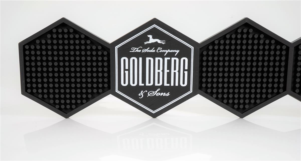 Goldberg Mixer Tapis de bar Tapis égouttoir Accessoires de bar noir petit