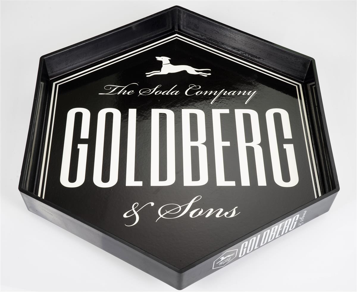 Goldberg Tonic Plateau de service Sommelier Verres en plastique noir – Vue 3