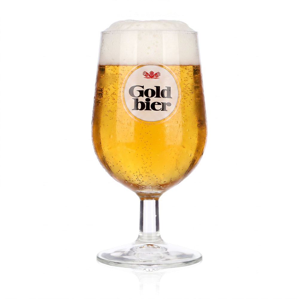 Verre à bière Goldbier 0,25 l, modèle « Calice Anversa », de deuxième choix, d'occasion