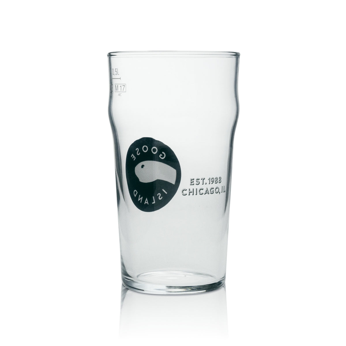 Lot de 6 verres à bière Goose Island, verre à pinte de 0,5 l, verre à bière artisanale Nonic IPA – Vue 4