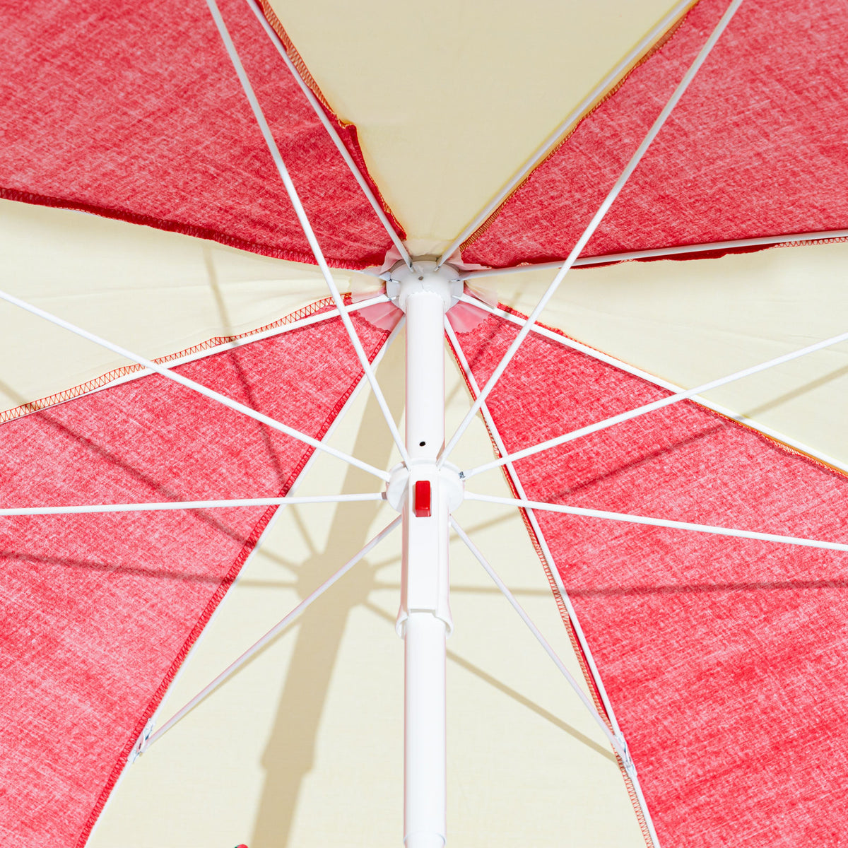 Parasol Gordon's Gin 2 x 2 m, rouge – Vue 3