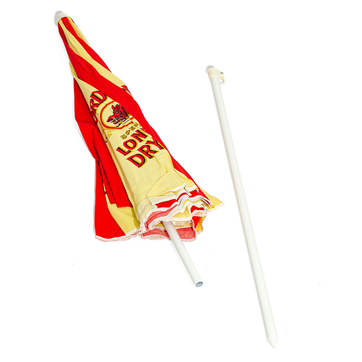 Parasol Gordon's Gin 2 x 2 m, rouge – Vue 4