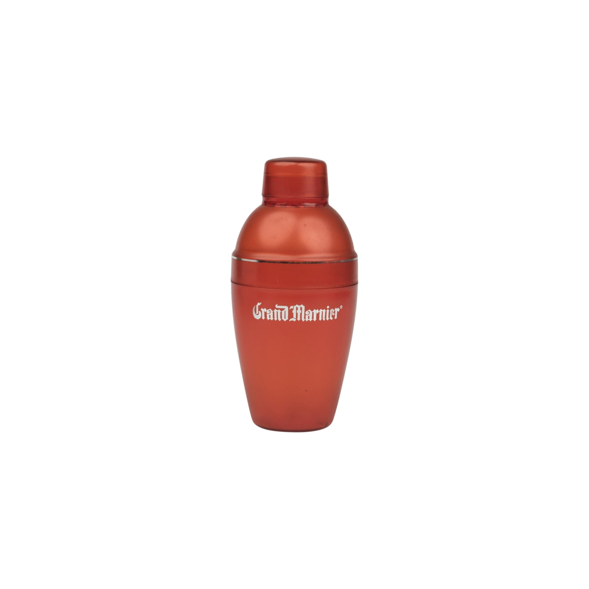Shaker à liqueur Grand Marnier 300 ml, couvercle en plastique rouge, bec verseur Boston Light Up