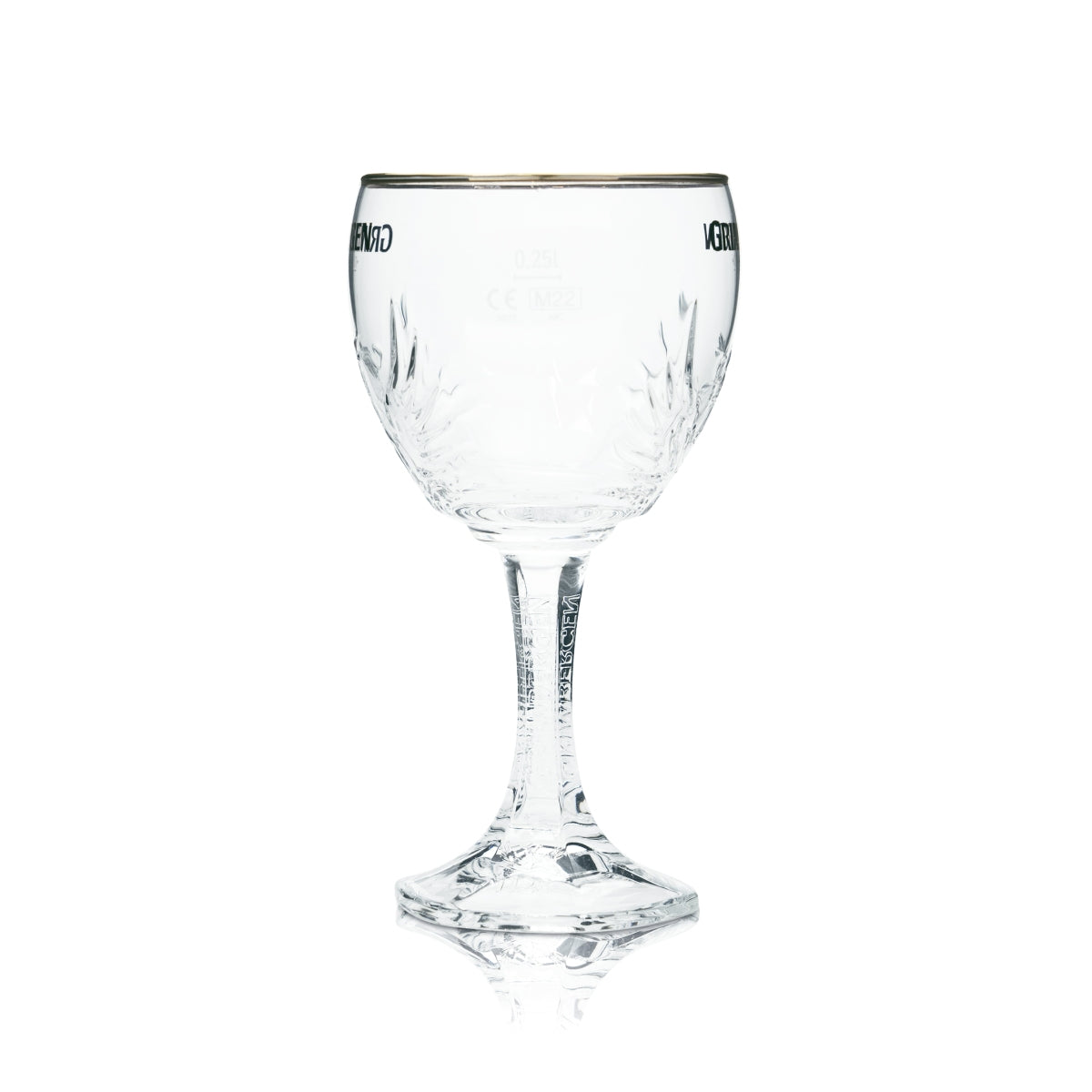 Verre à bière Grimbergen 0,25 l, forme calice, design Phoenix, verres Belgique Abbaye Beer – Vue 2