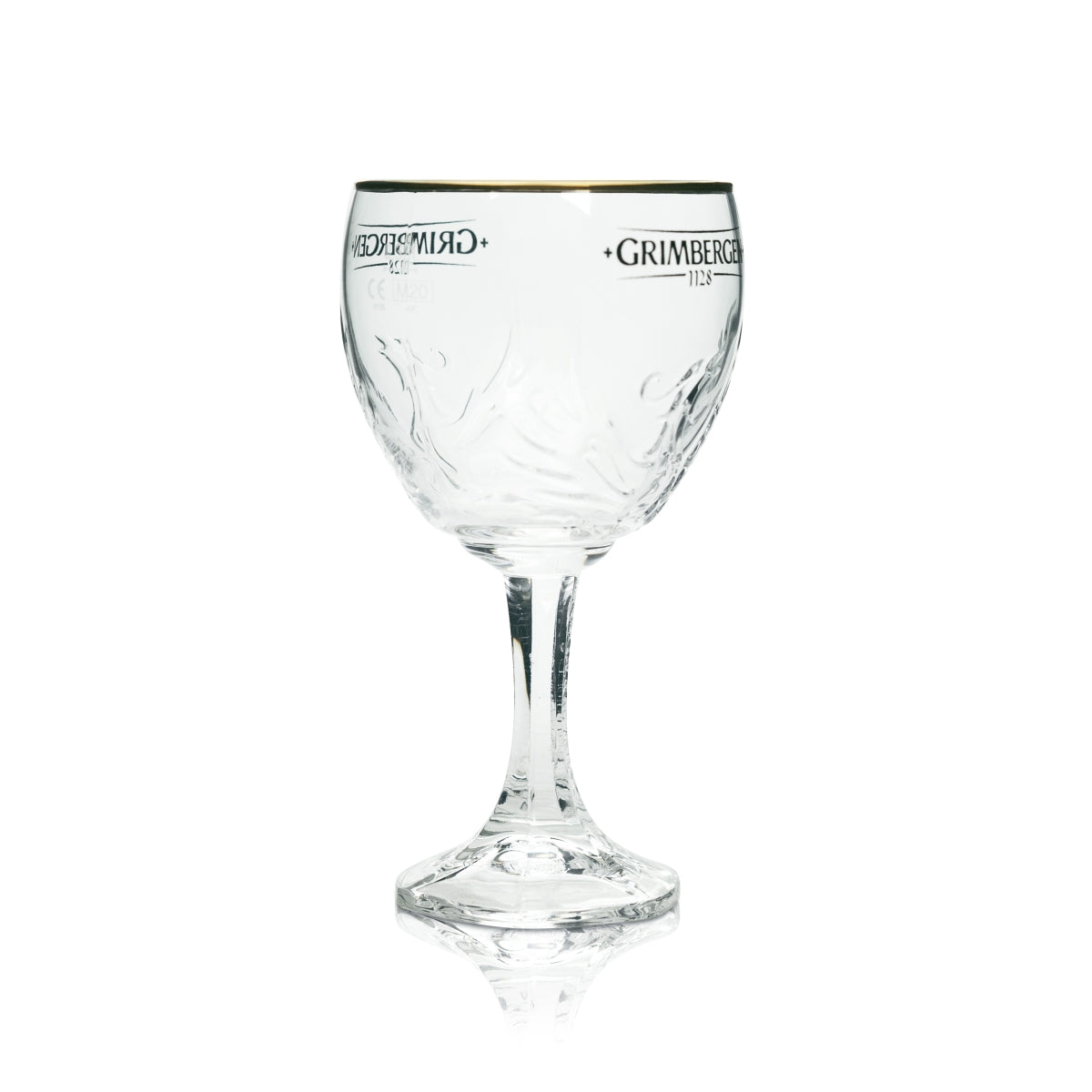 Verre Grimbergen 0,33 l  Coupe Calice Phoenix Contour Bord doré Verres Gastro Beer