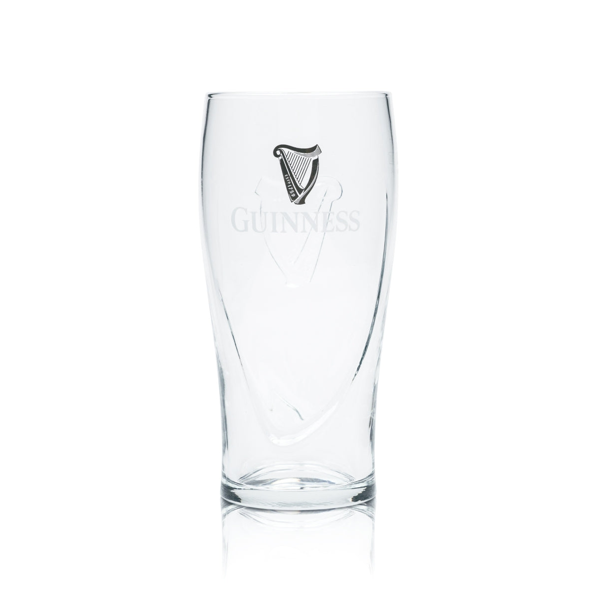 Lot de 6 verres à Guinness de 0,5 l, verres à pinte « Gravity » avec relief représentant une harpe, Stout irlandaise – Vue 3