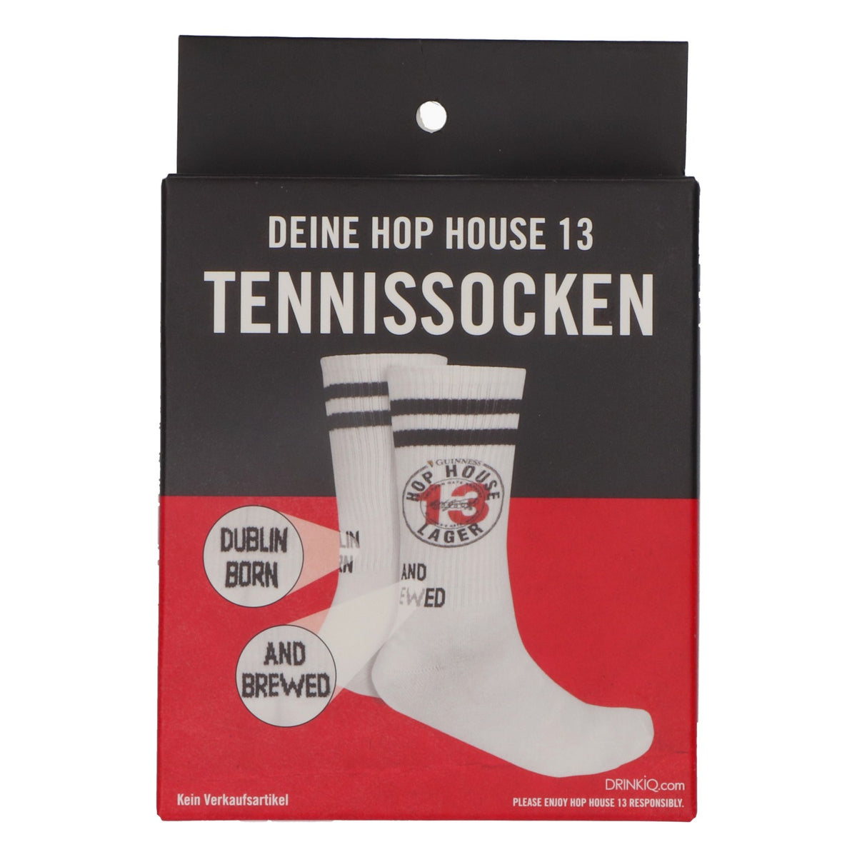 Guinness Hop House 13 chaussettes de tennis / chaussettes Euro taille 41-44 unisexe – Vue 3