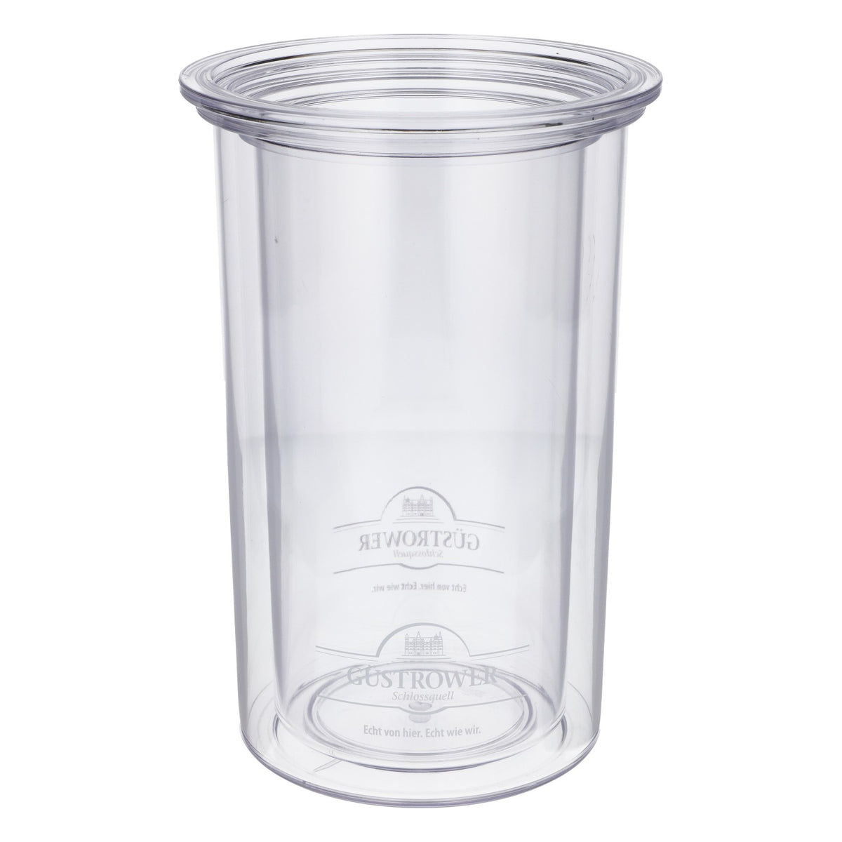 Güstrower Schlossquell  Refroidisseur de bouteilles à double paroi en acrylique  0,7 l / 1,0 l – Vue 2