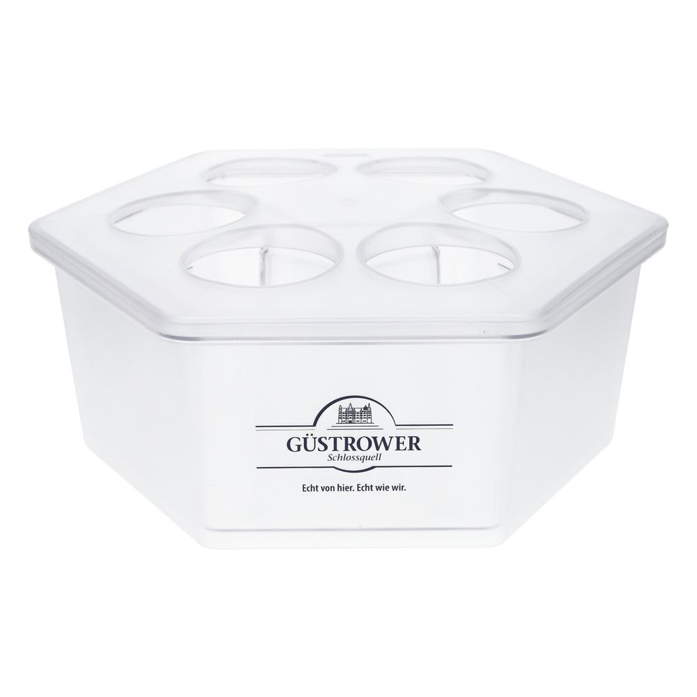 Refroidisseur à bouteilles Güstrower pour 6 bouteilles 6 carré Refroidissement sous vide Lait