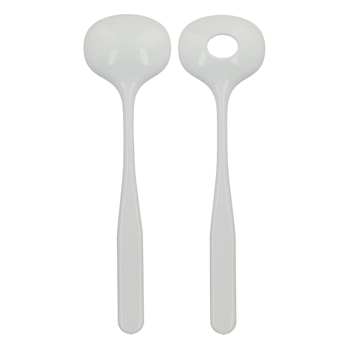 Couverts à salade Guzzini « Vintage » rouge/blanc, en plastique, lot de 2 pièces – Vue 3