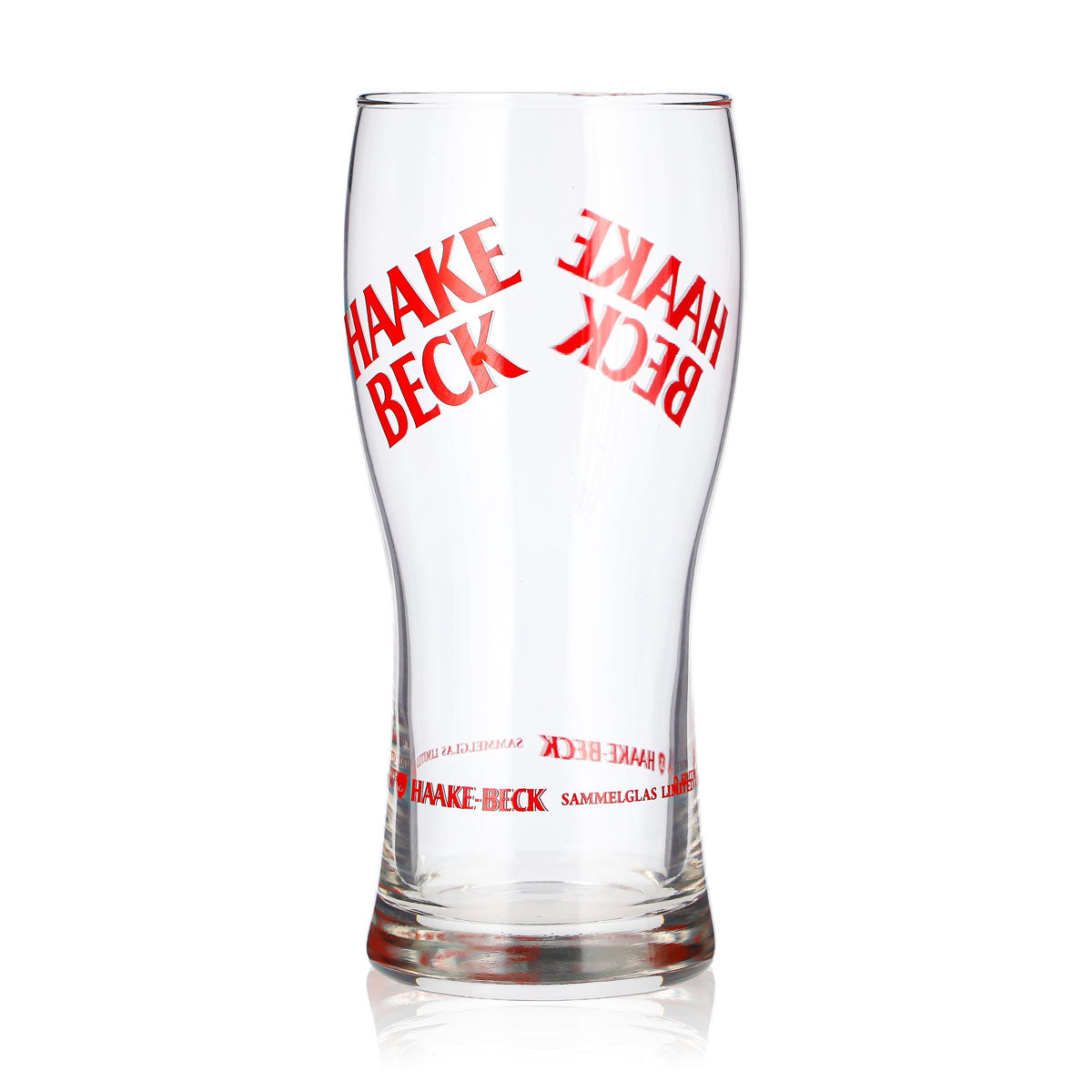 Verre à bière Haake Beck 0,38 l, logo rouge, verre de collection en édition limitée (2) Hacke – Vue 3