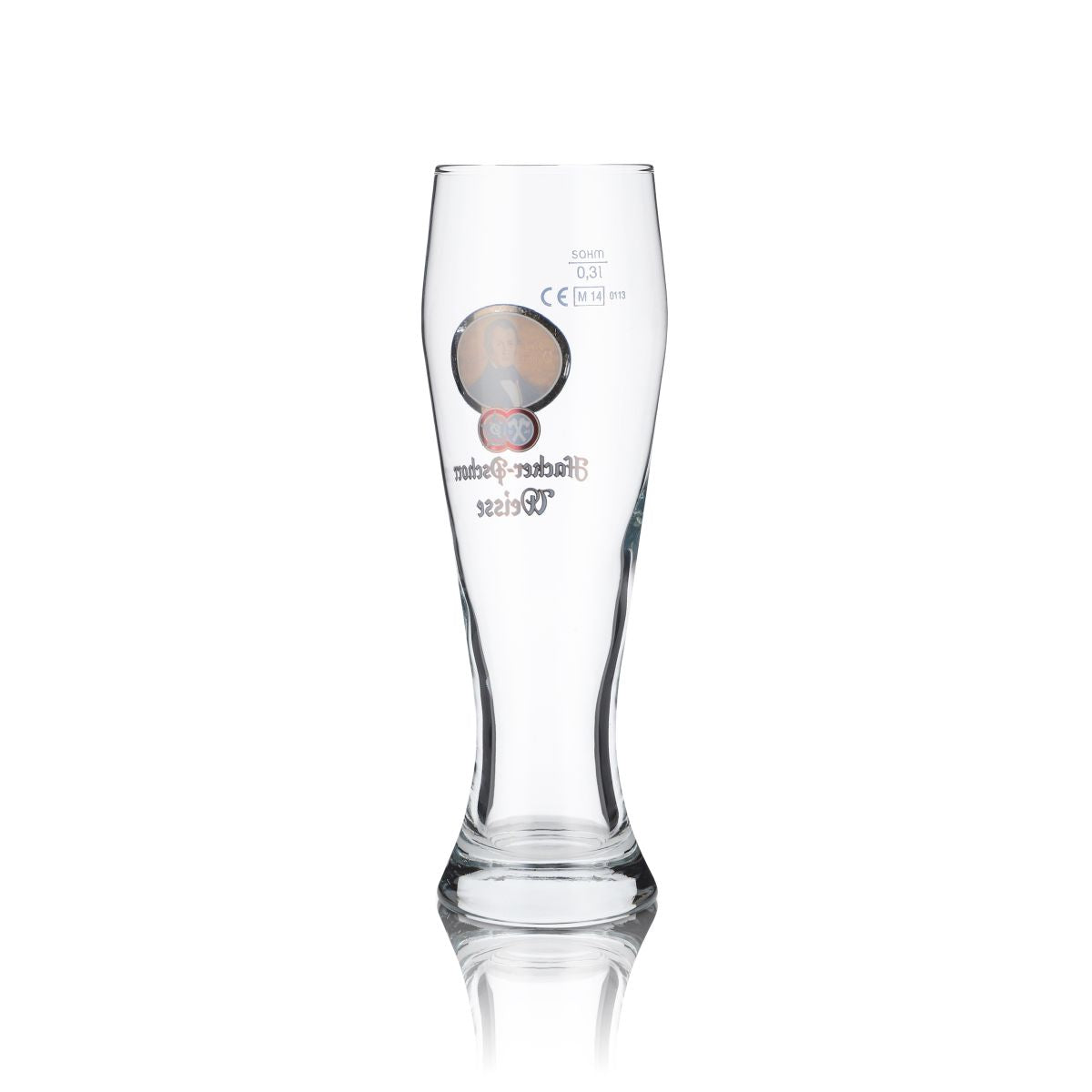 Verre Hacker Pschorr 0,3l verre à bière blanche verre de collection édition spéciale Georg Pschorr – Vue 2